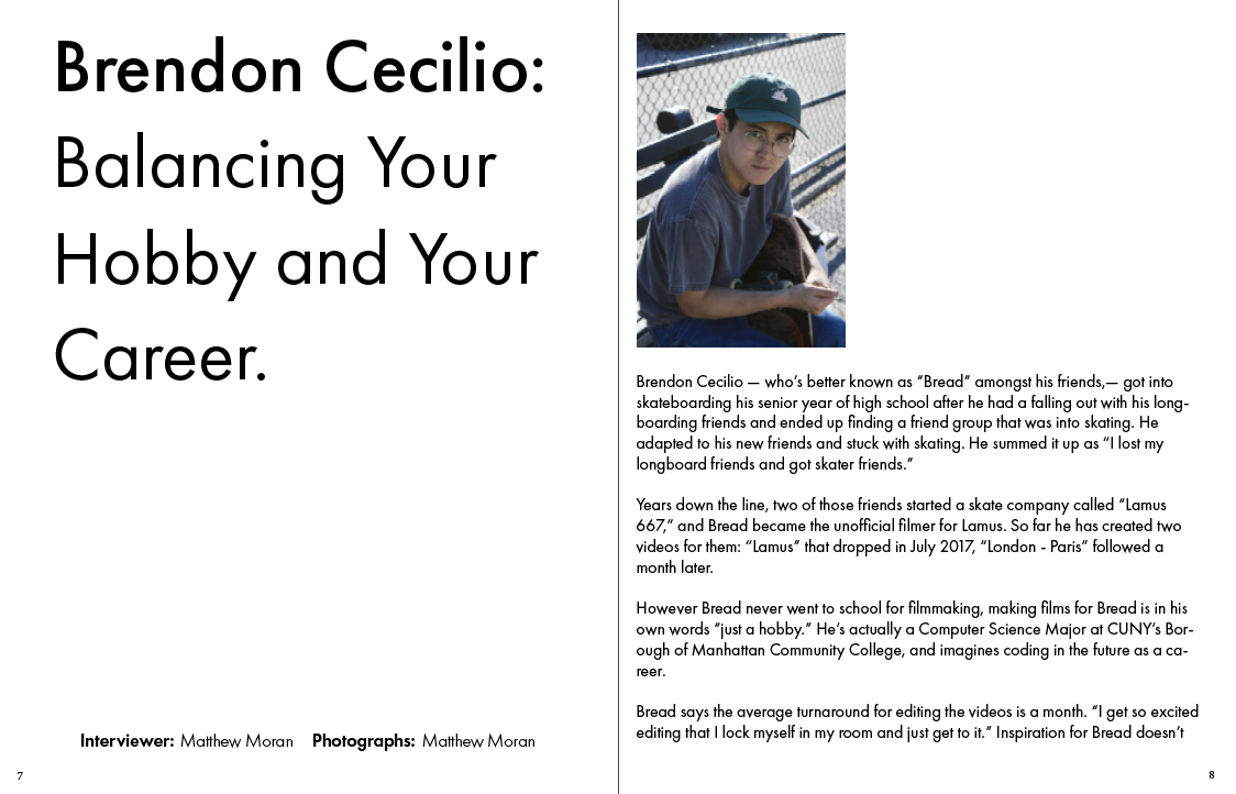 preview of the insdie of the magazine 